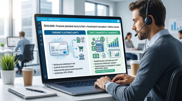 Helios Inuvio – Firemné platobné karty a daň z finančných transakcii